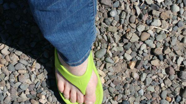 I love my garden flip flops!!