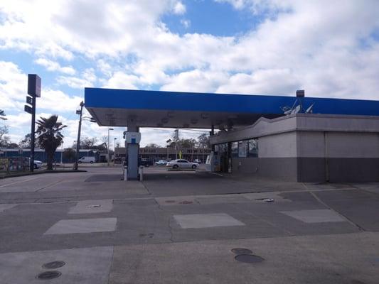 Place looks run down but the cashier is nice and the pumps work