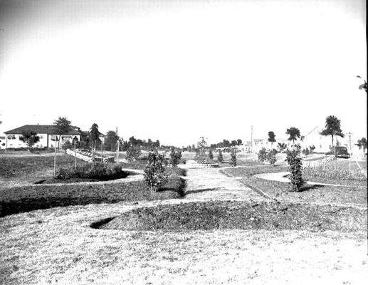 The Sunken Gardens on Canal Boulevard was a Works Progress Administration project in the 1930s abandoned in the '60s, was restored in 1980's