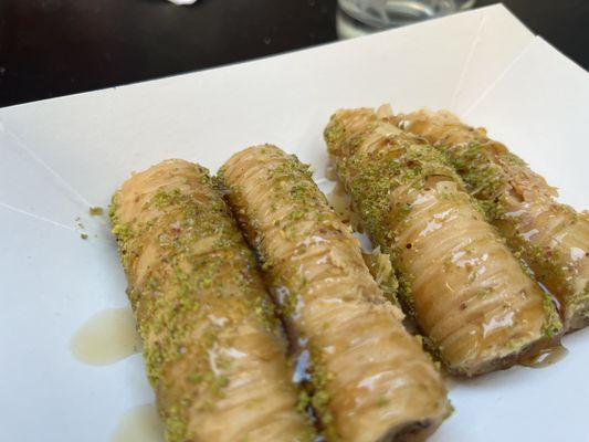 Dessert that Souad (the sweet owner) made us- deliciousness!