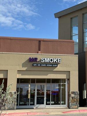 Outside view of Mr. Smoke