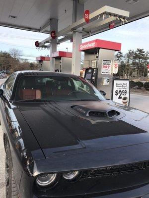 Gassin' up the beast