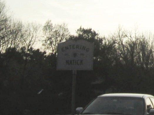 Entering Natick from Weston.