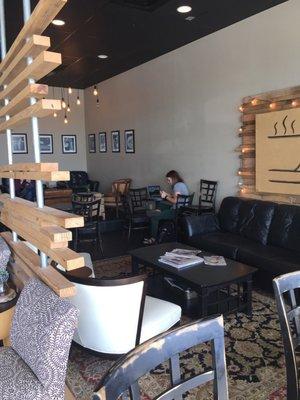 Interior lounging area