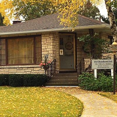 Office sits in a duplex on the corner of 5th and West.