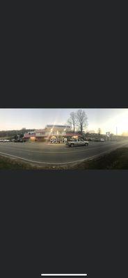 Front of establishment .