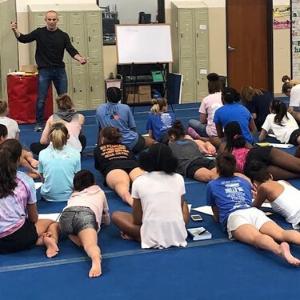 Mentorship with Gymnastics Team