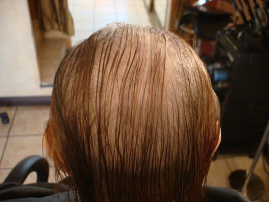 No hair is too short. Before