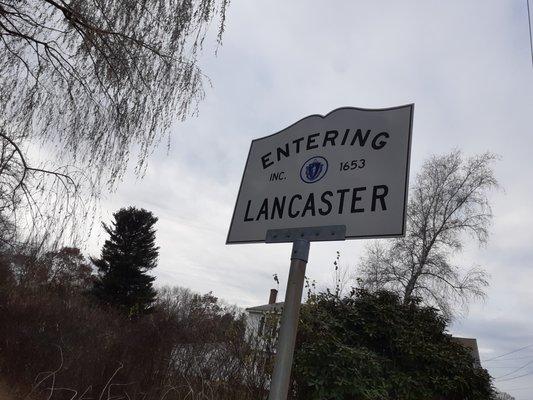 Entering Lancaster from Clinton.