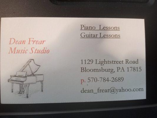 Dean Frear Music Studio