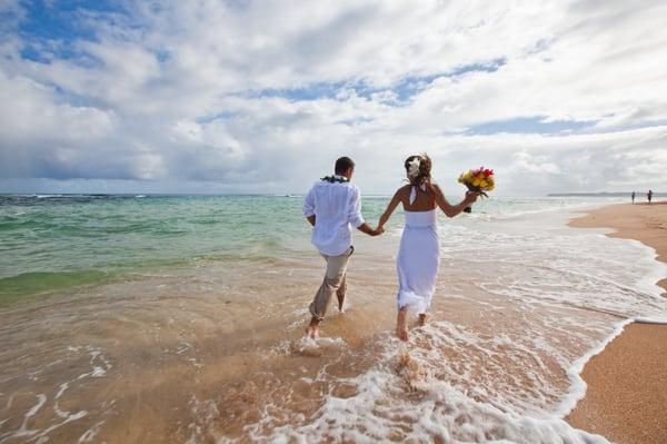 Beach wedding in Hawaii