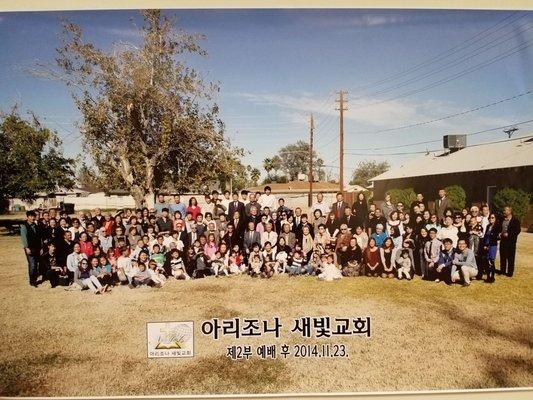 Group photo of church members