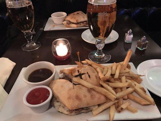 Prime rib sandwich. Yummy