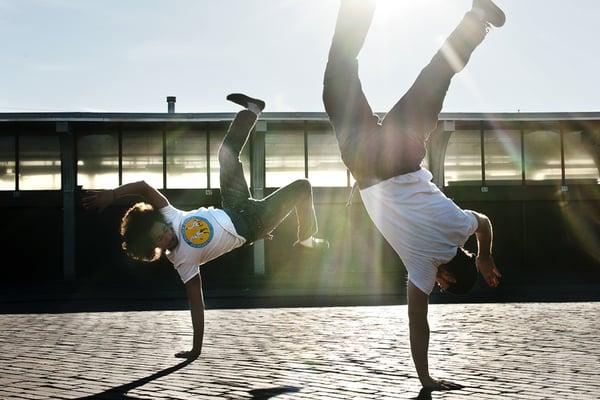 Playing Capoeira at the Public Market, just a short walk from the Art Walk and the Rochester Capoeira Center.