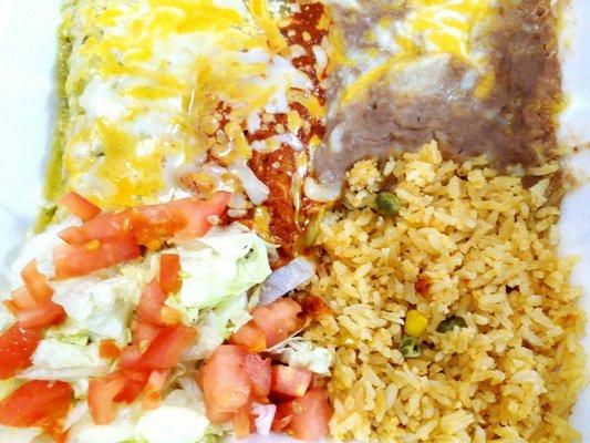 Chicken and Beef Enchilada