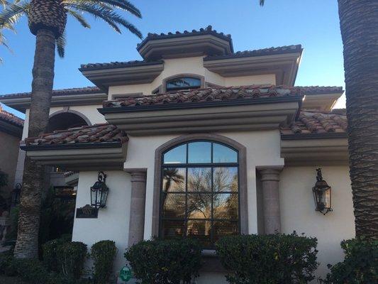 Our client sent us this photo, saying they love their new gutters!