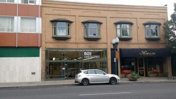Bell Hardware seen from Main St.
