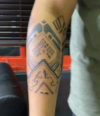 Portion of the finished product