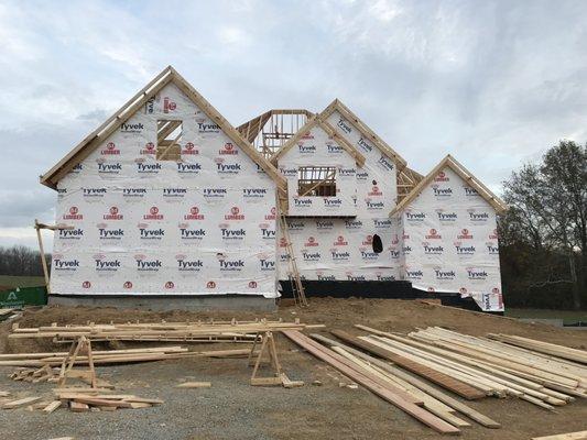Our home being built by Evans Built Homes