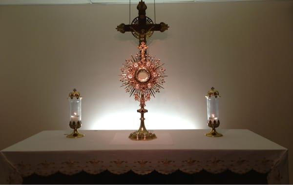 Our Lord in the Divine Mercy Perpetual Adoration Chapel