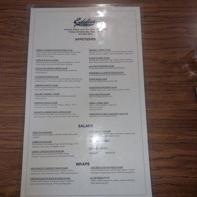 Menu 2nd page updated 2023.