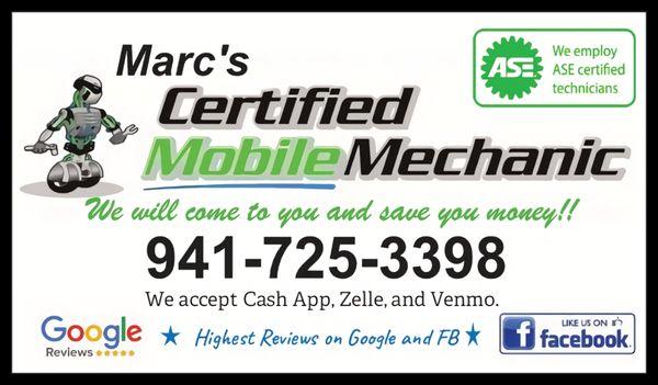 Marc's Certified Mobile Mechanic