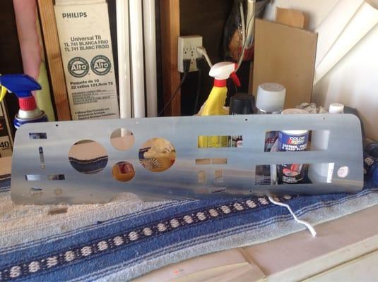 GMC motor home gauge panel