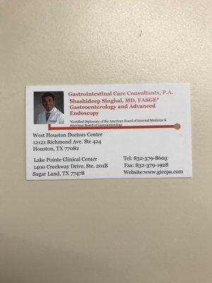 Business card