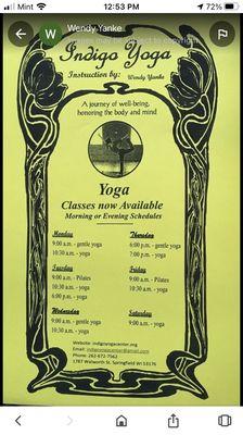 Yoga hours