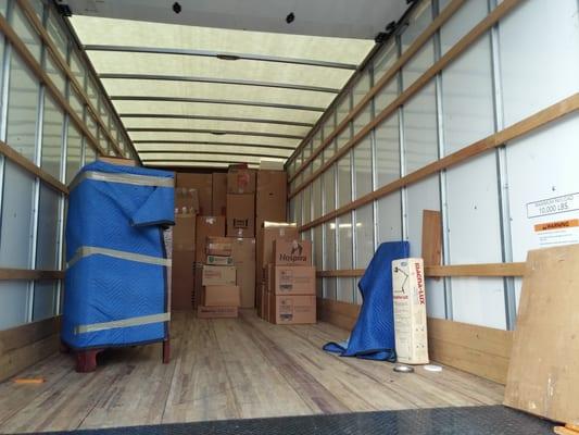 The truck was cleared out fast!