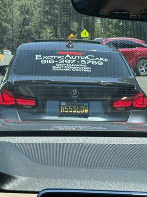 This guy was super aggressive driving and honking at us. My girlfriend was afraid for our lives. Great representation of the company!