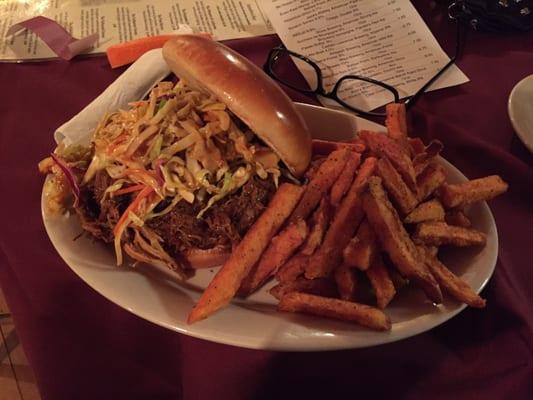 Sam Adams pulled pork. 3 of 5