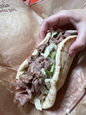 Beef gyro