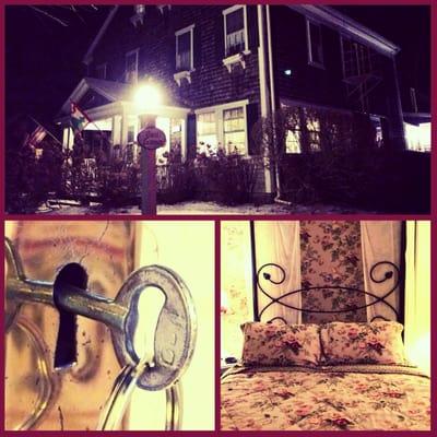 A snow day at The Acworth Inn.