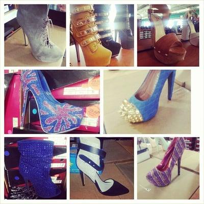 A sampling of shoes that I loved at the store!