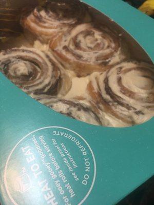 Delicious and fresh Cinnabon's