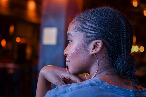 Small Protective Braids| Natural hair.