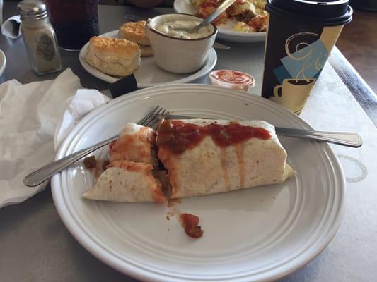 Big breakfast burrito!