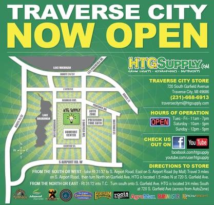 HTGSupply Traverse City Hydroponics and Grow Lights. Best Grow Store in Northern Michigan