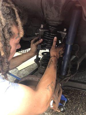 Front Coil Springs replacement