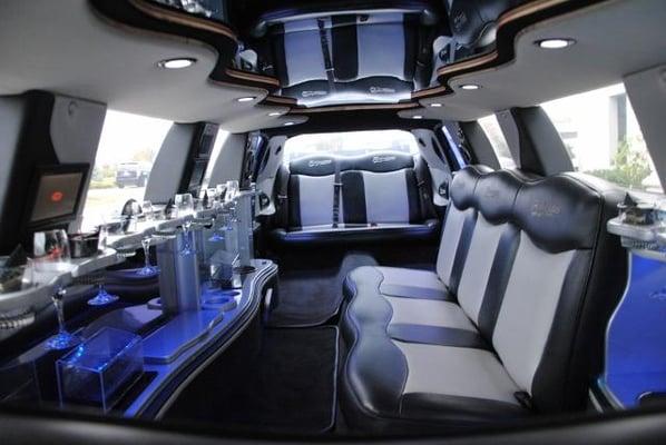 This is a picture of the 10 passenger Monte Carlo interior.