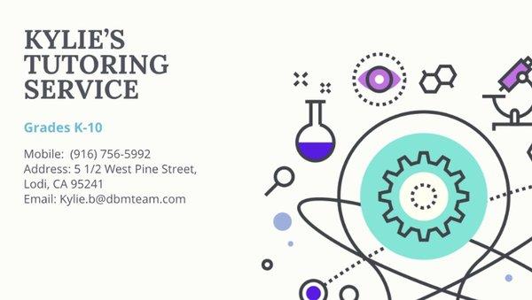 Kylie’s Tutoring Service