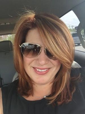 Love my latest hair color from Barbara! Getting Summer ready!