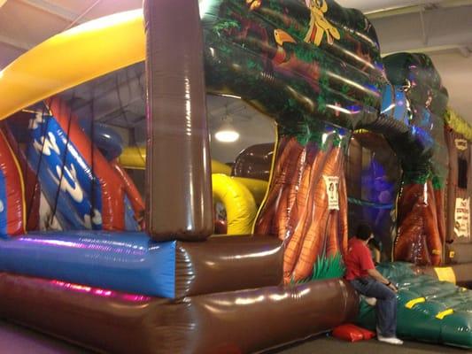 One of their many HUGE inflatables! Perfect for pre-k to kindergarten kids.
