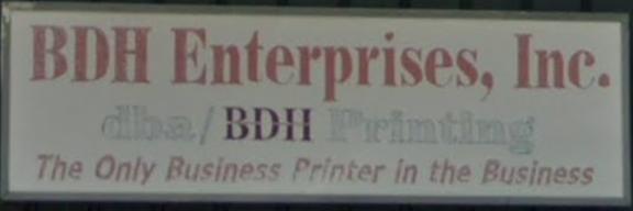 BDH Printing