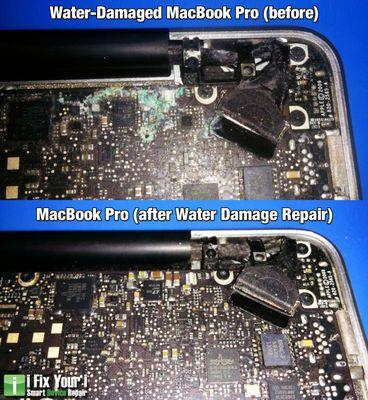 MacBook Pro Water Damage Repair