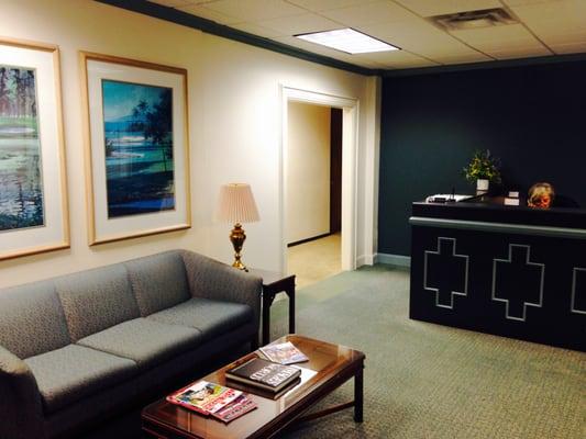 Office reception area