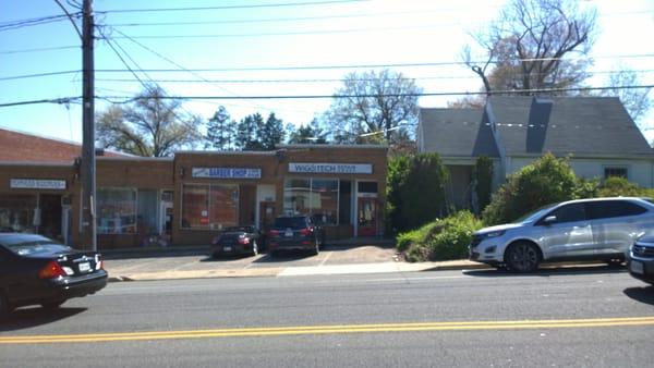 Look, you can get a haircut right next door!