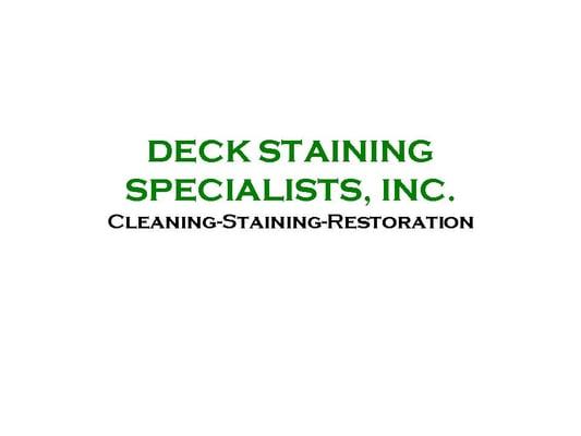 Deck Staining Specialists