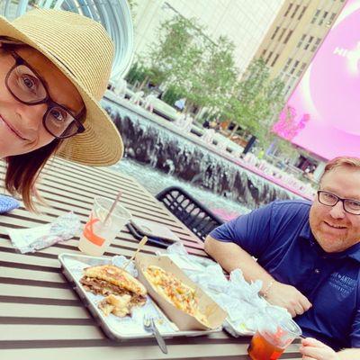 Eating out in the District.